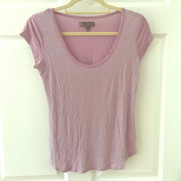 Jeans by Buffalo studded sparkly lavender tshirt - Picture 1 of 6